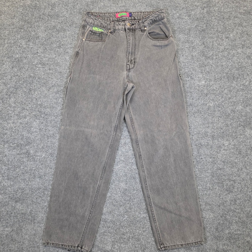 VTG Empyre Tori Carpenter Jeans Women 6 Black Faded Denim Relaxed Straight Y2K